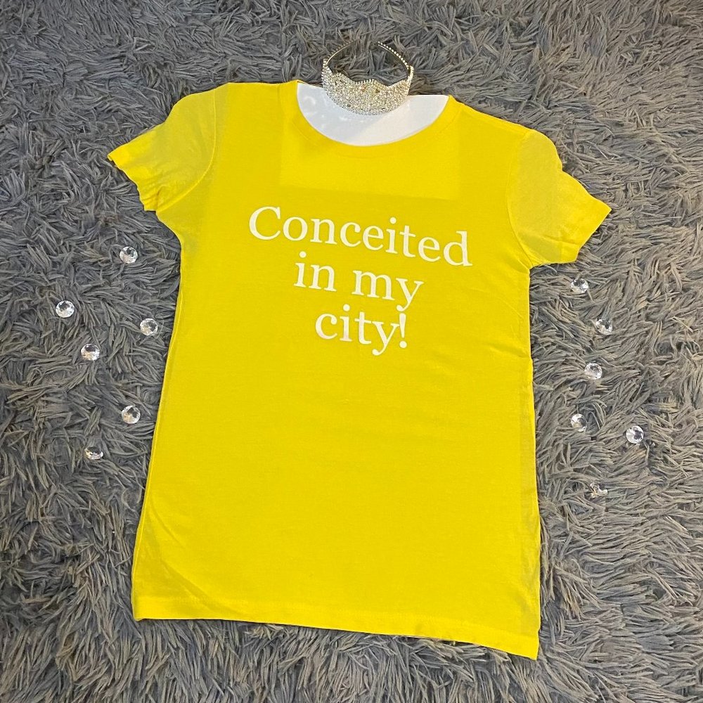 Conceited Boutique Conceited In My City T-Shirt (Yellow)